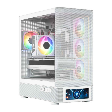 MODECOM PC CASE VOLCANO AQ 500 ARGB MIDI WHITE