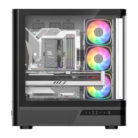 MODECOM PC CASE VOLCANO AQ 200 ARGB MIDI BLACK