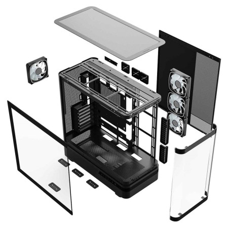 MODECOM PC CASE VOLCANO AQ 200 ARGB MIDI BLACK