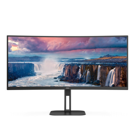 AOC V5 CU34V5C/BK kompiuterio monitorius 34" Wide Quad HD