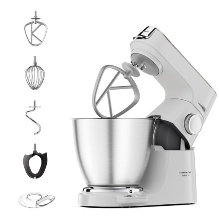 Kenwood Titanium Chef Baker XL virtuvinis kombainas 1200 W 7 L Balta Įmontuotos svarstyklės
