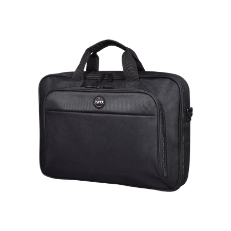 PORT DESIGNS | 105064 | HANOI II CLAMSHELL | Fits up to size 15.6 " | Messenger - Briefcase | Black | Shoulder strap