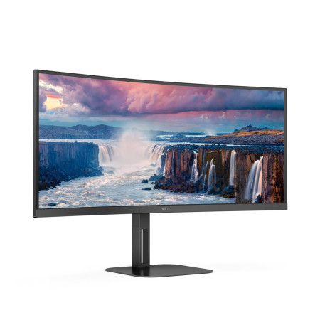 AOC V5 CU34V5C/BK kompiuterio monitorius 34" Wide Quad HD