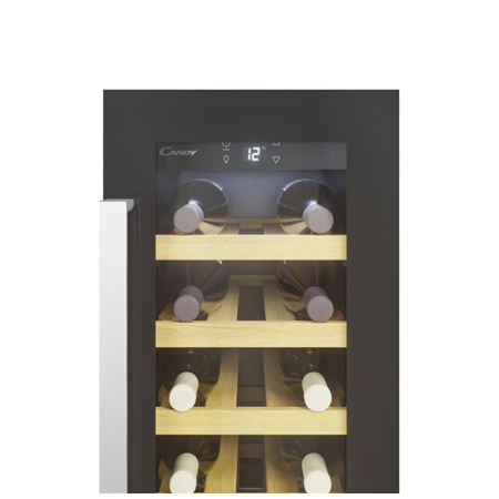 Candy | Wine Cooler | CCVB 30/1 | Energy efficiency class F | Built-in | Bottles capacity 20 | Black
