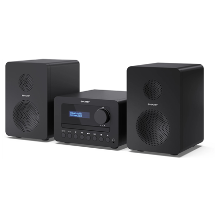 Sharp XL-B520D(BK) Tokyo Hi-Fi Micro System 2.0, FM/DAB/DAB+/USB, CD, Bluetooth 5.0, Aux-in, Black | Sharp | Tokyo Hi-Fi Micro S