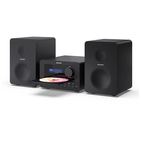 Sharp XL-B520D(BK) Tokyo Hi-Fi Micro System 2.0, FM/DAB/DAB+/USB, CD, Bluetooth 5.0, Aux-in, Black | Sharp | Tokyo Hi-Fi Micro S