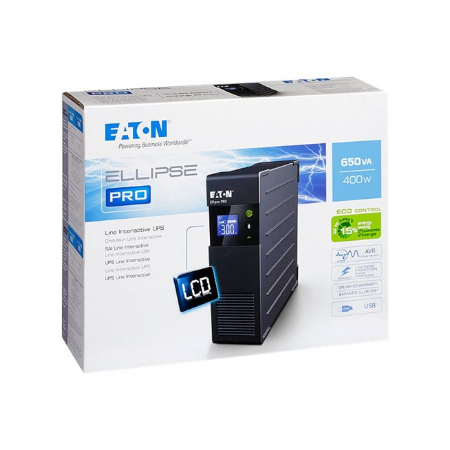 Eaton | Ellipse PRO UPS DIN | ELP1600DIN | 1600 VA | 1000 W