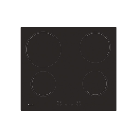 Candy | Hob | CH64CCB/4U2 | Vitroceramic | Number of burners/cooking zones 4 | Touch | Black