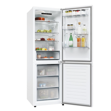 Candy Refrigerator | CNCQ2T618EW | Energy efficiency class E | Free standing | Combi | Height 185 cm | No Frost system | Fridge