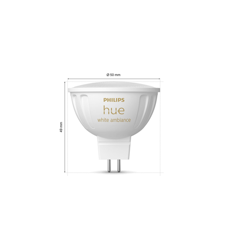 Philips Hue WA 12V MR16 | GU5.3 | 5.1 W | Warm to cool white light