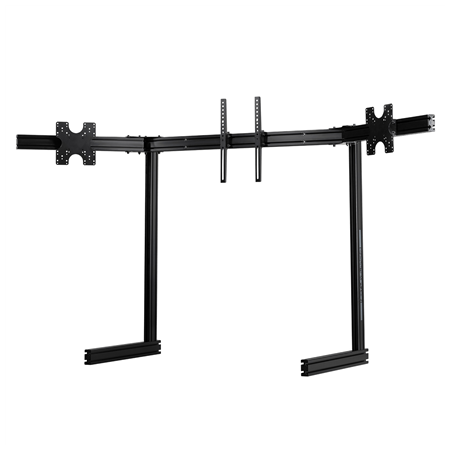 Next Level Racing Floor stand | ELITE Free Standing Triple Monitor Stand | Fully adjustable and customizable | 21-43 " | Black