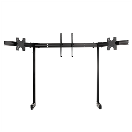 Next Level Racing Floor stand | ELITE Free Standing Triple Monitor Stand | Fully adjustable and customizable | 21-43 " | Black