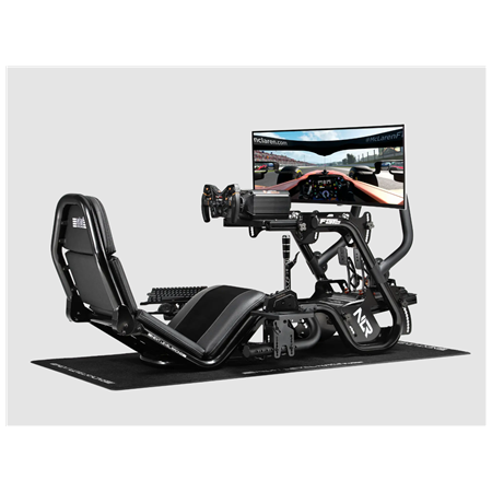 Next Level Racing | Steel | Racing Simulator Cockpit | F-GT Pro Formula and GT Grey Edition | Grey