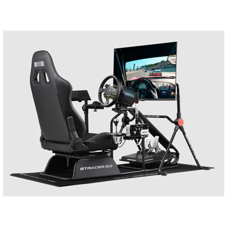 Next Level Racing | Racing Simulator Cockpit | GTRacer 2.0 | Black