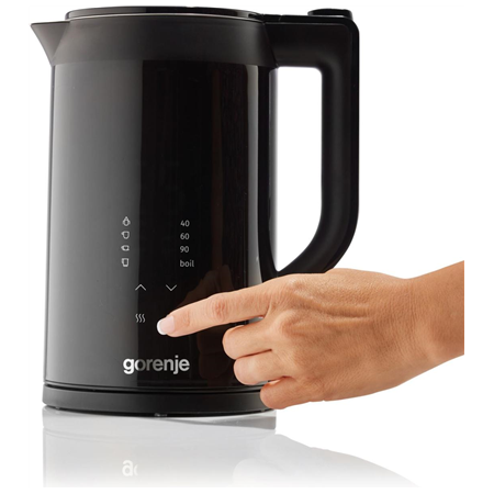 Gorenje Kettle | K17DWDII | Electric | 2200 W | 1.7 L | Stainless Steel | 360° rotational base | Black