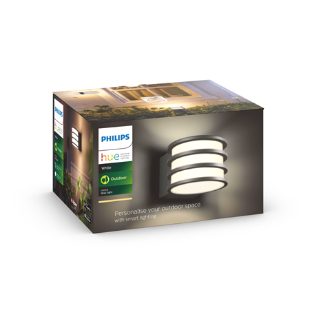 Philips Hue Lucca Wall Lantern | E27 | 9 W | Warm white