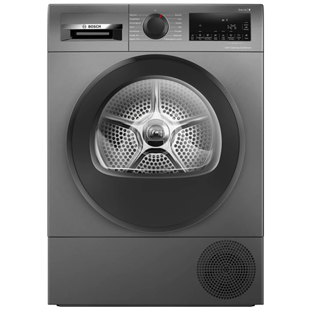 Bosch Dryer Machine with Heat Pump | WQG245DXSN | Energy efficiency class Class C | Front loading | 9 kg | Condensation | LCD |
