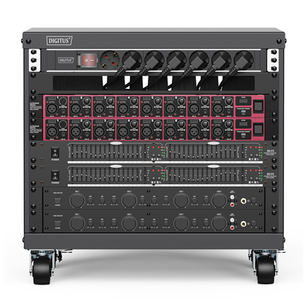 Digitus Universal 19-Inch Equipment Rack with Castors, 8U | DN-48000