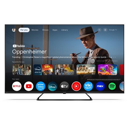 Sharp | 50HP6265E | 50 | Smart TV | Google TV | UHD | Black