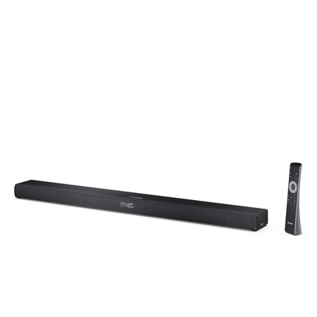 Sharp 2.1ch Ultra-slim Dolby Atmos/DTS Virtual: X Soundbar with Wireless Subwoofer | HT-SBW320 | 360 W | Bluetooth | Black | Wir