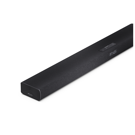 Sharp 2.1ch Ultra-slim Dolby Atmos/DTS Virtual: X Soundbar with Wireless Subwoofer | HT-SBW320 | 360 W | Bluetooth | Black | Wir