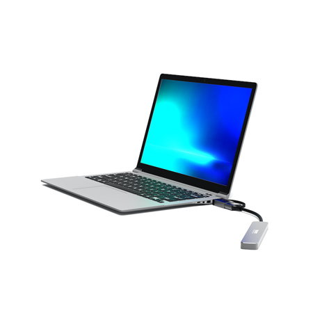 PORT CONNECT | Hub USB-C/USB-A vers 4 ports USB-A 3.0 5Gbps