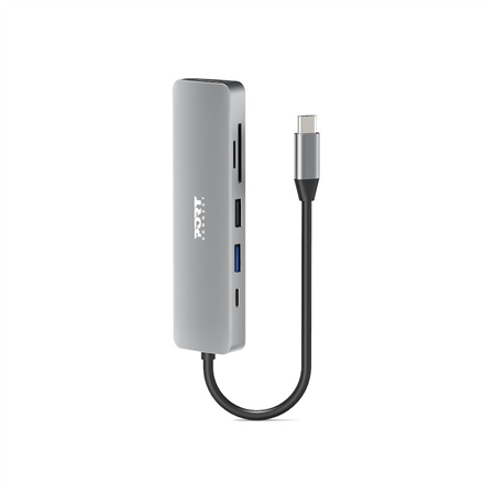 PORT CONNECT | Mobile docking station 1 X 4K USB-C 5 devices, 100W