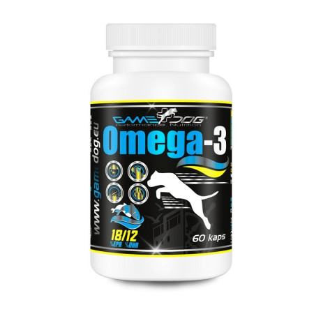 GAME DOG Omega-3 - papildai šunims - 60 tablečių