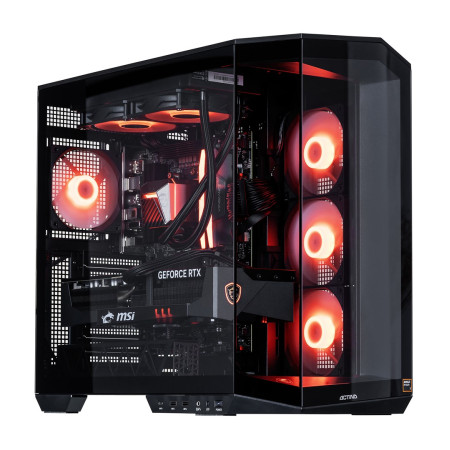 Actina 5901443428336 PC AMD Ryzen™ 7 9800X3D 32 GB DDR5-SDRAM 2 TB SSD NVIDIA GeForce RTX 5090 Windows 11 Home „Midi Tower“ Juod