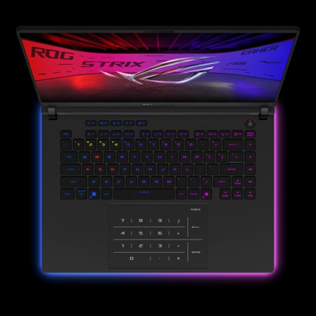 ASUS ROG Strix SCAR 16 G635LX-U9644W Ultra 9 275HX 16,0 colių 2,5K Mini LED 240 Hz 1200 nitų AG 64 GB DDR5 5600 2xSSD2TB GeForce