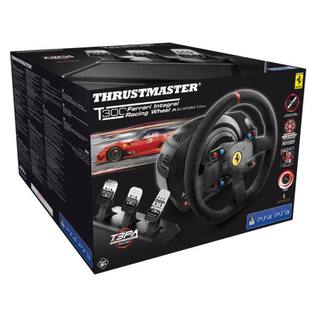 Thrustmaster T300 Ferrari Integral Racing Wheel Alcantara Edition Juoda