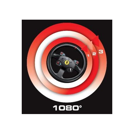 Thrustmaster T300 Ferrari Integral Racing Wheel Alcantara Edition Juoda