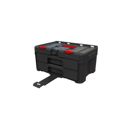 Įrankių dėžutė KETER Stack'N'Roll (17210832/253384) 2 stalčiai Juoda