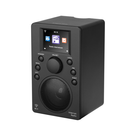 Krüger&Matz KM0818.1 internetinis radijas juodas