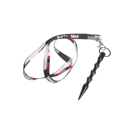 Kubotan GUARD DEFENSE STICK Savigynos raktų pakabukas Stick 14 cm Juoda (YC-005-BL)