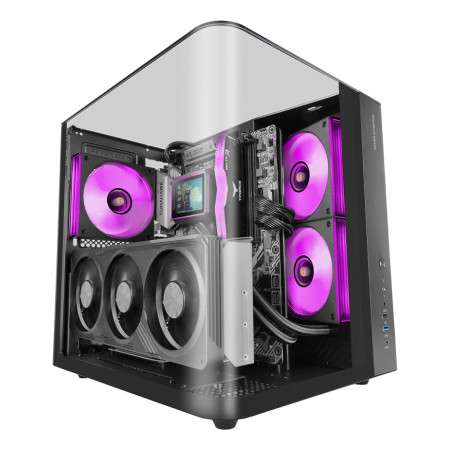 Mars Gaming MC-INFINIOLITE „Midi Tower“ Juoda