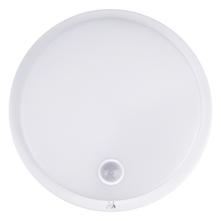 Maclean LED lempa su judesio jutikliu, PIR jutikliu, balta, 10 W, IP65, 1000 lm, neutrali spalva, MCE525 W