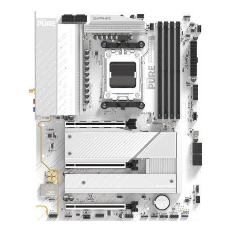 Sapphire PURE B850A WIFI 7 AMD B850 AM5 lizdas ATX