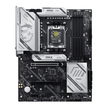 MSI MAG X870E GAMING MAX Pagrindinė plokštė WIFI /AMD X870/DDR5/SATA3/M.2/USB4/WiFi/BT/PCIe5.0/AM5/ATX