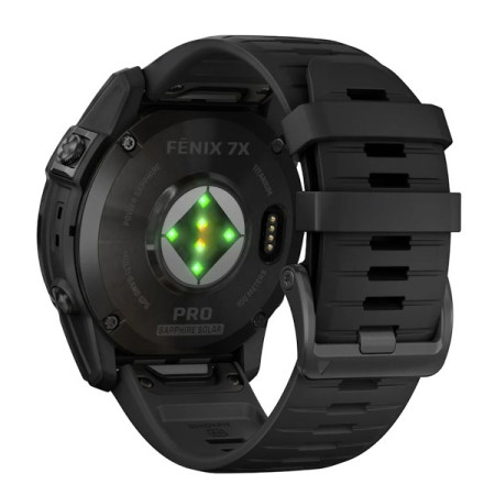 Garmin fēnix 7X Pro 3,56 cm (1.4") MIP 51 mm Skaitmeninis 280 x 280 pikseliai Lietimui jautrus ekranas Juoda „Wi-Fi“ GPS (palydo