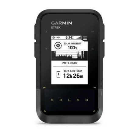 Garmin eTrex Solar navigatorius Rankinis 5,49 cm (2.16") 141 g Juoda, Pilka
