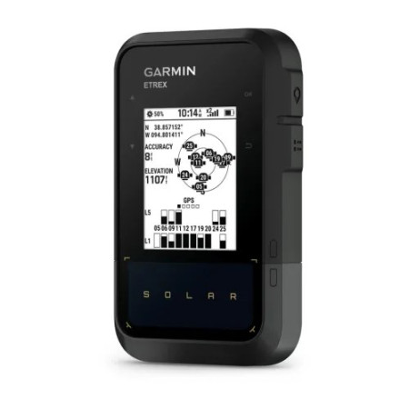 Garmin eTrex Solar navigatorius Rankinis 5,49 cm (2.16") 141 g Juoda, Pilka