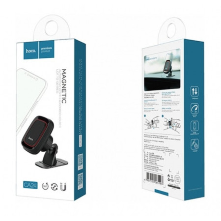 Automobilinis telefono laikiklis Hoco CA24, tvirtinamas ant prietaisų skydelio, magnetinis