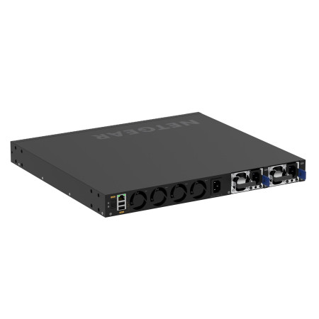 NETGEAR M4350-48G4XF Valdomas L3 Gigabit Ethernet (10/100/1000) Maitinimas per Eternetą (PoE) 1U Juoda