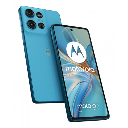 Motorola moto g75 5G 17,2 cm (6.78") Hibridinis lizdas dviem SIM kortelėms Android 14 C tipo USB 8 GB 256 GB 5000 mAh Mėlyna