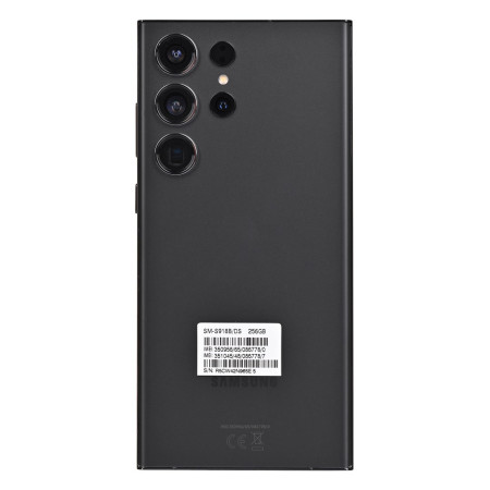 „Samsung Galaxy S23 Ultra S918B DS“ 12/256 GB, juodos spalvos (REMADE) 2Y Remade / Atnaujinta