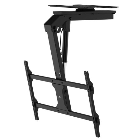 Elektrinis TV laikiklis Maclean, montuojamas prie lubų, valdomas Tuya, maks. VESA 800x400, reguliuojamas +90°~-90° padėtyje, ski