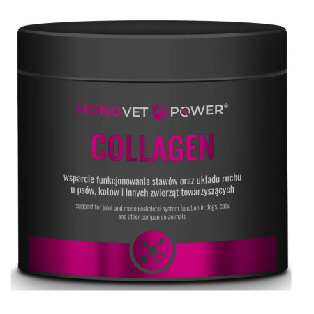 JM SANTE Monovet Power Collagen - papildai šunims ir katėms - 120g