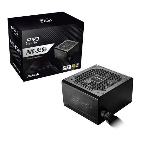 ASRock PRO-650G 650 W 80 PLUS Gold maitinimo šaltinis