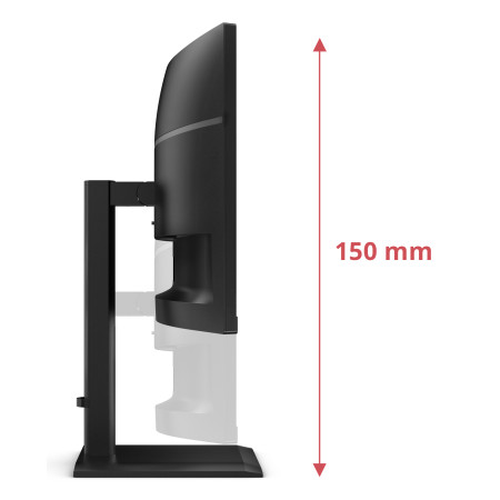 AOC E4 CU34E4CV kompiuterio monitorius 34" UltraWide Quad HD